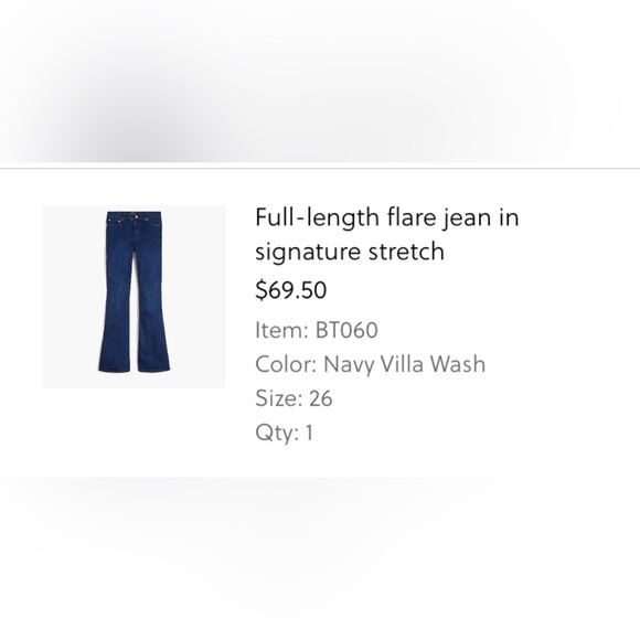J. Crew Denim - New.  Never worn, only washed. Still too big for me.